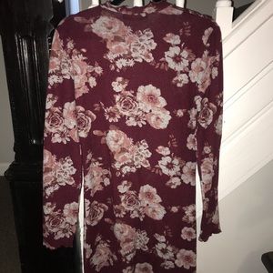 Long sleeve floral dress